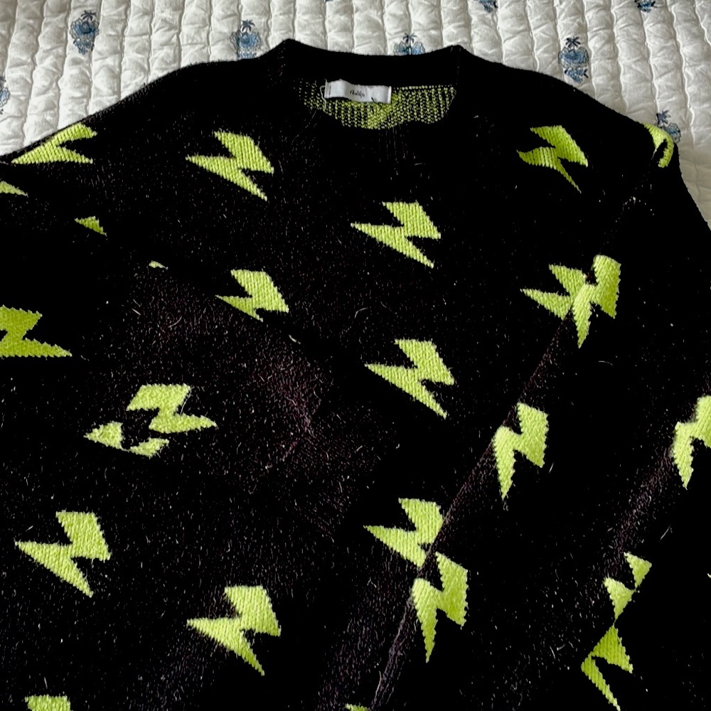 Lightning Bolt Knit Sweater